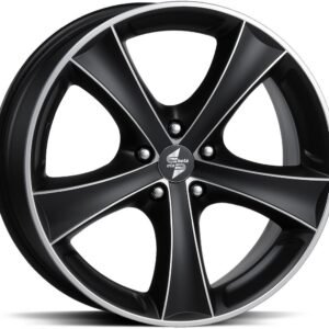 ETABETA Tettsut Black Matt Polish 8x17 5/130 ET43 CB84,1 60°