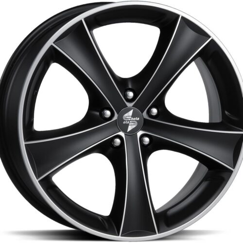 ETABETA Tettsut Black Matt Polish 8x17 5/130 ET43 CB84,1 60°