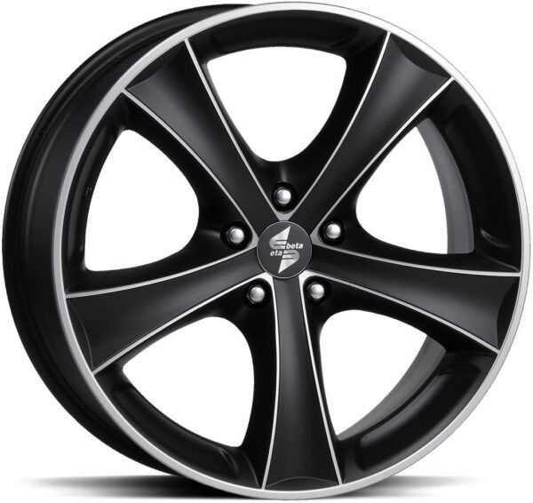 article_15190 ETABETA Tettsut Black Matt Polish 8x17 5/130 ET43 CB84,1 60°