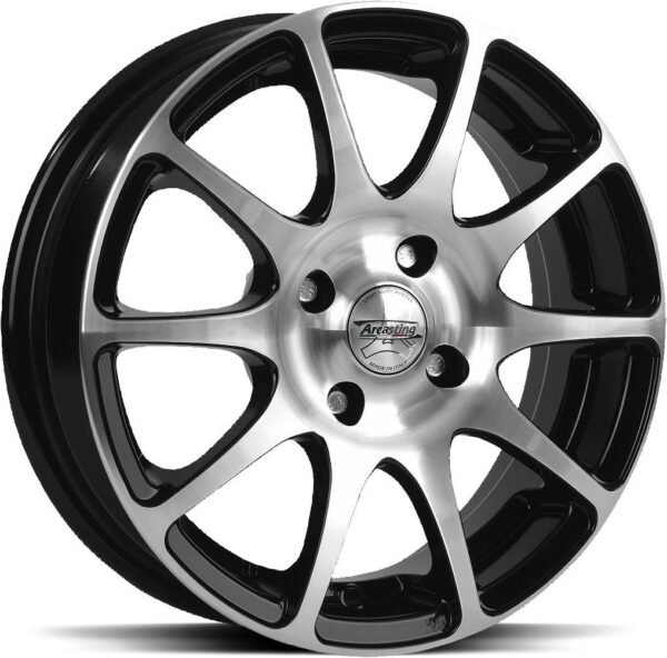 ARCASTING Excalibur Diamond Black 4,5x14 4/100 ET18 CB70,0 60°