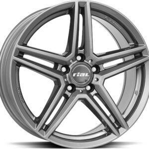 RIAL M10 Metal Grey 9,5x19 5/112 ET25 CB66,6 Kulkona R14
