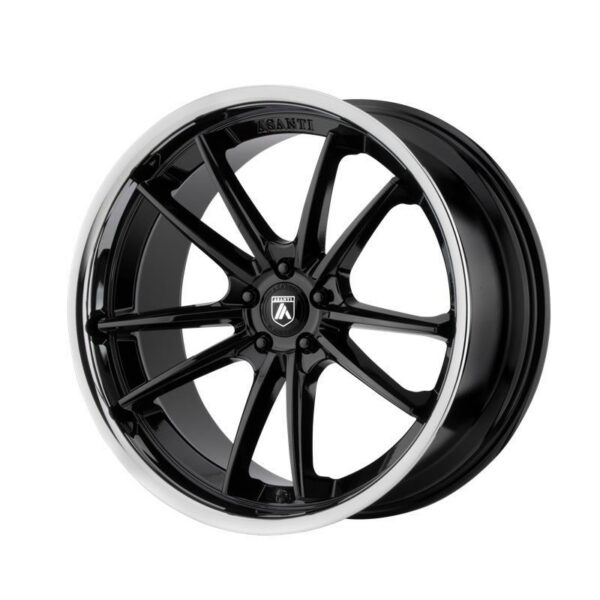 AB23 Gloss Black Chrome Lip 10,5x22 5/112 ET35 CB72,6 60°