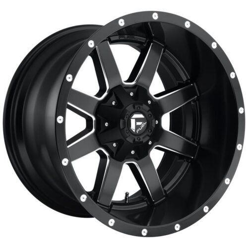 FC538 MATTE BLACK MILLED 8,25x24 8/165,1 ET105 CB121,5 60°
