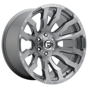 FC693 BRUSHED GUN METAL TINTED CLEAR 8,25x20 8/210 ET-246 CB154,3 60°