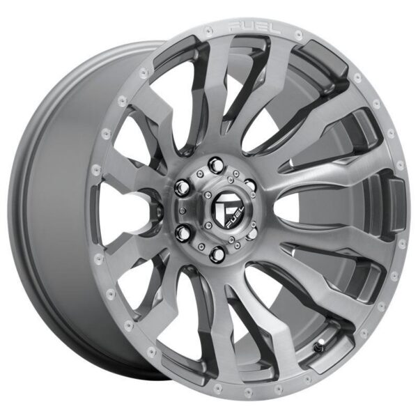 FC693 BRUSHED GUN METAL TINTED CLEAR 8,25x20 8/210 ET-246 CB154,3 60°