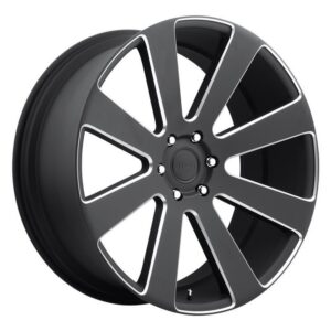 DC187 MATTE BLACK MILLED 10x26 6/139,7 ET30 CB78,1 60°
