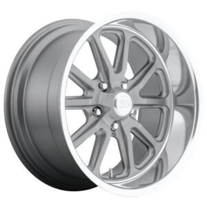UC111 MATTE GUN METAL MACHINED 9,5x18 5/120,65 ET1 CB72,6 60°