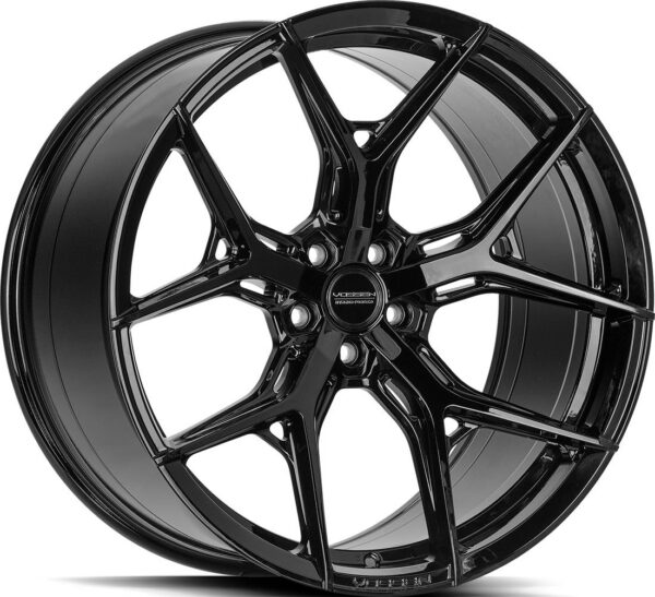 VOSSEN HF5 Gloss Black 11x23 5/112 ET14 CB66,6 60°