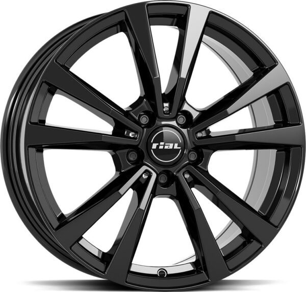 RIAL M12X Diam Black 8x19 5/112 ET61 CB66,6 Kulkona R14