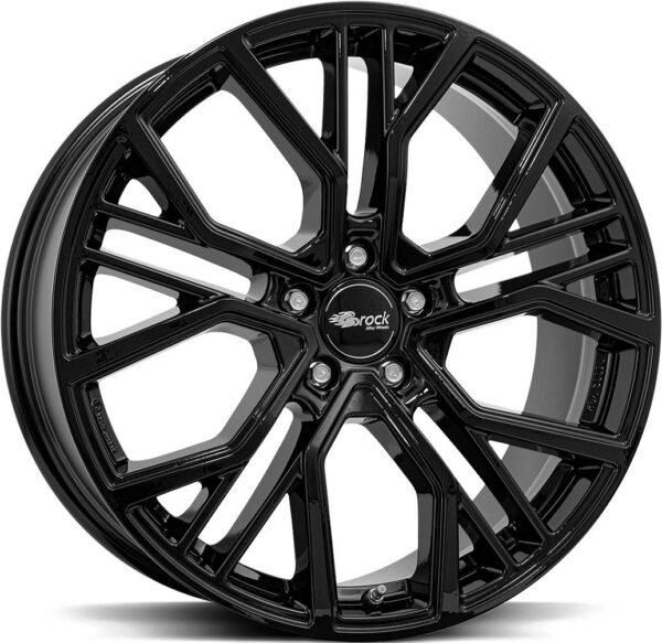 BROCK B41 Shiny Black 11x21 5/112 ET47 CB66,6 Kulkona R14