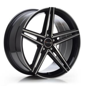 AVUS AC-515 Black Polished 8x18 5/112 ET45 CB66,6 Kulkona R14
