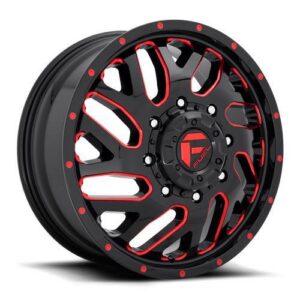 FC656 GLOSS BLACK RED TINTED CLEAR 8,25x20 8/165,1 ET105 CB121,5 60°