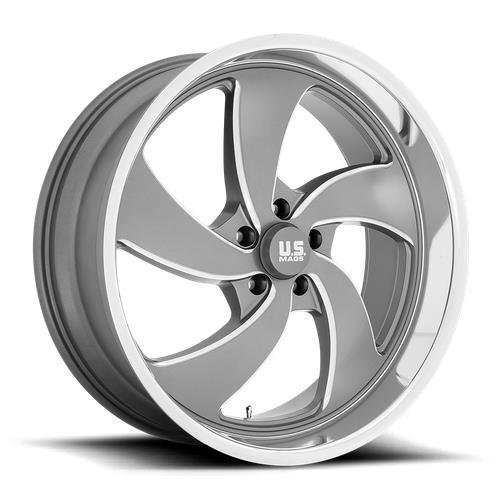 U133 DESPERADO ANTHRACITE MILLED DIAMOND CUT LIP 9x24 6/135 ET25 CB87,1 60°