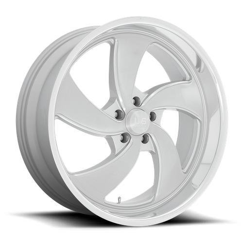 U134 DESPERADO SILVER BRUSHED FACE MILLED DIAMOND 9x24 5/120,65 ET1 CB72,6 60°
