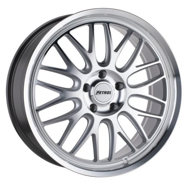 article_276552 P4C SILVER W/ MACHINED FACE & LIP 8x18 5/110 ET40 CB72,1 60°
