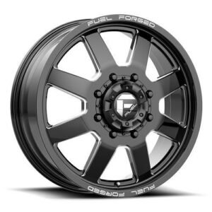 DE09 FF09D MATTE BLACK MILLED 8,25x24 8/165,1 ET-240 CB121,5 60°
