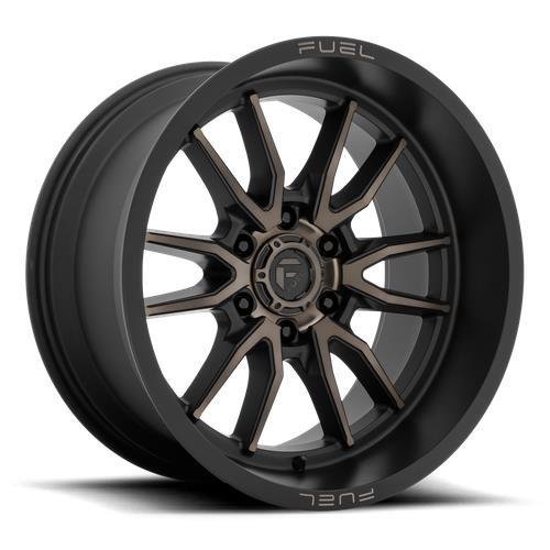 D762 CLASH MATTE BLACK DOUBLE DARK TINT 9x20 8/170 ET1 CB125,1 60°