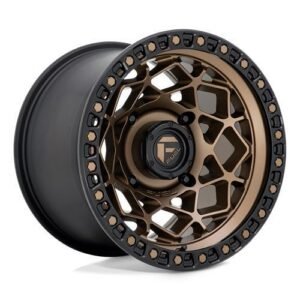 D785 UNIT UTV BRONZE W/ MATTE BLACK RING 7x15 4/137 ET10 CB110,1 60°