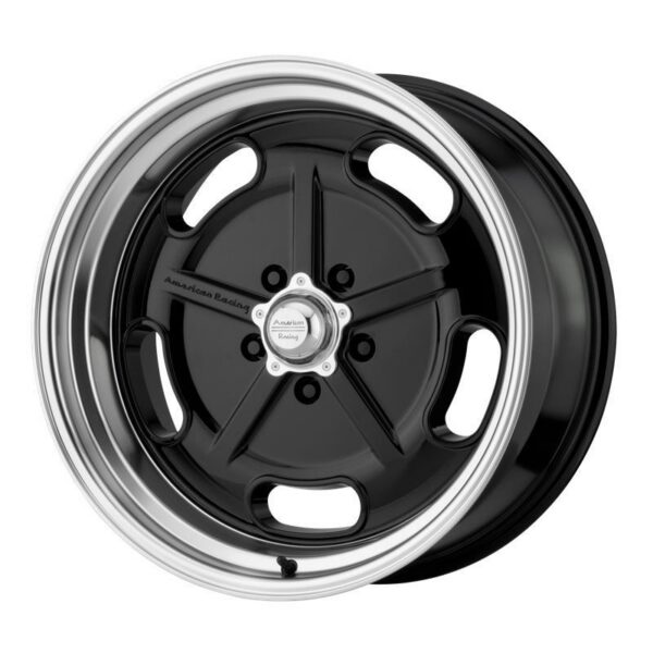 VN511 SALT FLAT GLOSS BLACK W/ DIAMOND CUT LIP 8,5x22 5/114,3 ET0 CB72,6 60°