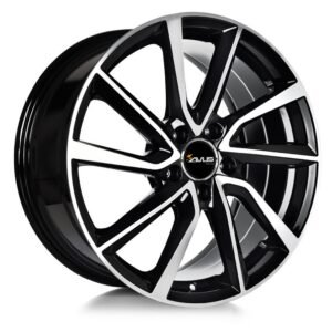 AVUS AC-518 Black Polished 8x18 5/108 ET50 CB63,4 60°
