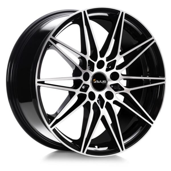 AVUS AC-MB5 Black Polished 8,5x19 5/112 ET30 CB66,7 60°