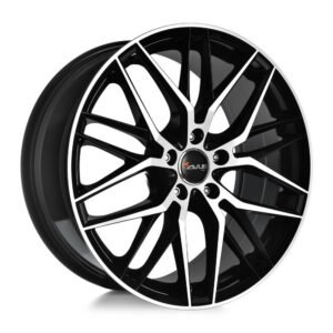 AVUS AF19 Black Polished 8,5x19 5/120 ET35 CB72,6 60°