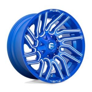 D774 TYPHOON ANODIZED BLUE MILLED 12x22 8/180 ET-44 CB124,3 60°