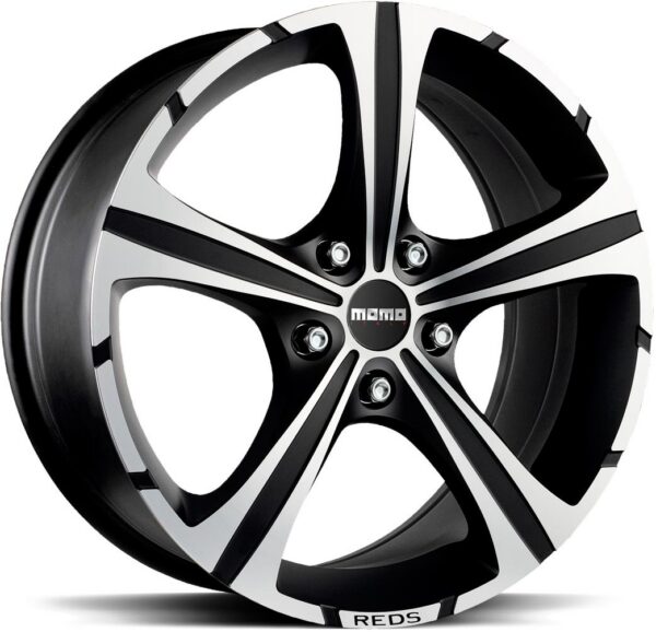 MOMO Black Knight Black Polish 7x16 5/114,3 ET45 CB64,1 60°