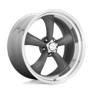 VN215 CLASSIC TORQ THRUST II MAG GRAY W/ MACHINED 8x15 5/114,3 ET-18 CB83,1 60°