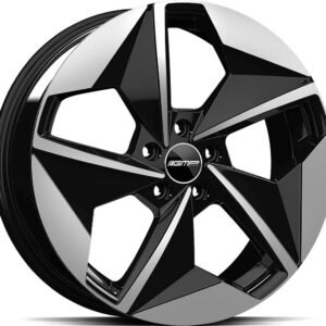 GMP Eleos Glossy Black 7,5x20 5/112 ET44 CB57,1 Kulkona R13