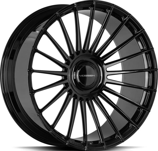 VOSSEN HF8 Gloss Black 10x24 5/112 ET2 CB66,6 60°