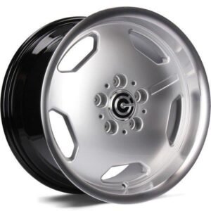Retro Diamond Hyper Silver Lip Polished 9x17 5/112 ET35 CB66,5 60°
