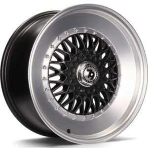 SV-F Matt Black Front Polished Lip Polished 7x15 4/100/114,3 ET30 CB67,1 60°