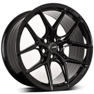 ABS F5 GLOSSY BLACK 9x21 5/120 ET38 CB74,1