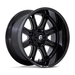 DARKSTAR GLOSS BLACK MILLED 12x24 8/180 ET-44 CB124,2 60°