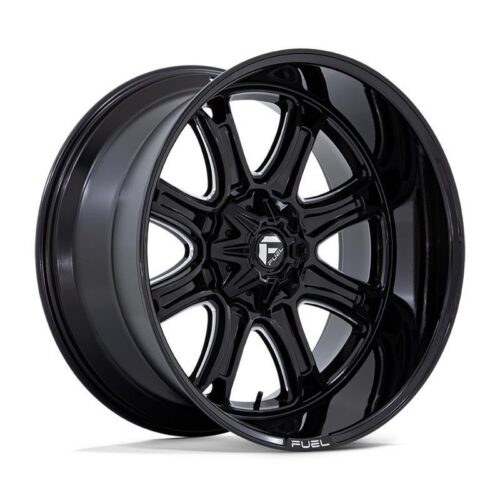 DARKSTAR GLOSS BLACK MILLED 12x24 8/165,1 ET-44 CB125,1 60°