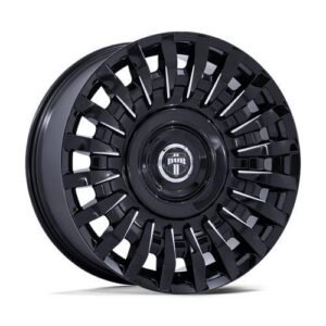 DC272 HONCHO GLOSS BLACK MILLED 9x24 5/115/120 ET38 CB74,1 60°