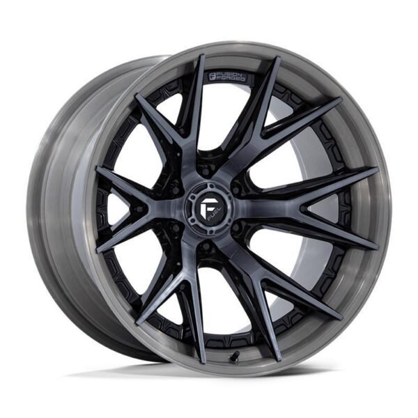 FC402 CATALYST GLOSS BLACK BRUSHED DARK TINT 12x24 8/180 ET-44 CB124,2 60°