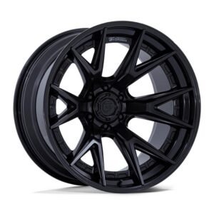FC402 CATALYST MATTE BLACK W/ GLOSS BLACK LIP 12x24 6/135 ET-44 CB87,1 60°