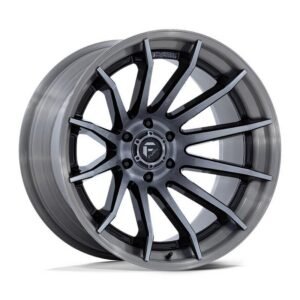 FC403 BURN GLOSS BLACK BRUSHED DARK TINT 12x24 6/135 ET-44 CB87,1 60°