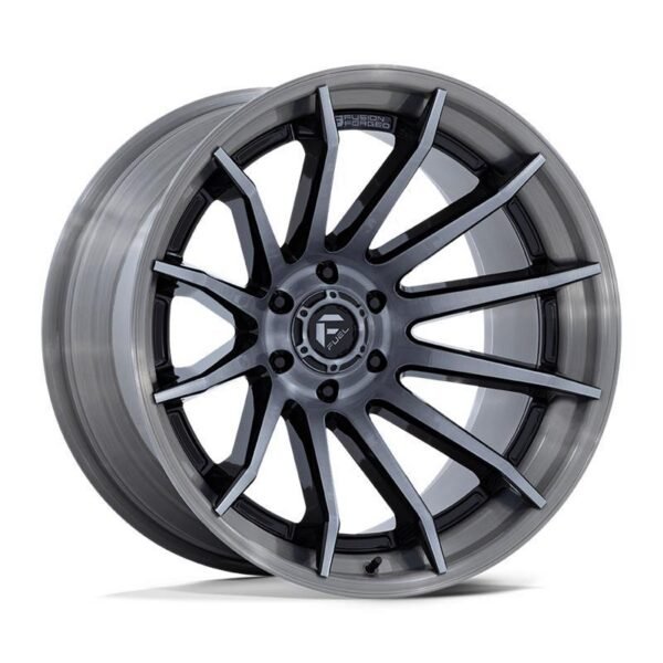 FC403 BURN GLOSS BLACK BRUSHED DARK TINT 12x24 6/135 ET-44 CB87,1 60°