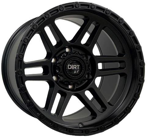 D111 Flatblack 9x17 6/139,7 ET12 CB106,1 60°