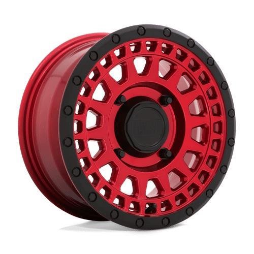 article_298772 PARKER UTV CANDY RED W/ BLACK LIP 7x14 4/137 ET51 CB106,1 60°