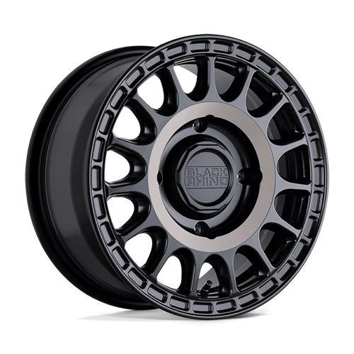 SANDSTORM UTV SEMI GLOSS BLACK W/ MACHINED TINT 7x15 4/110 ET36 CB80,2 60°