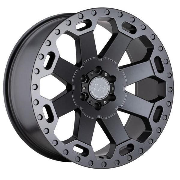 WARLORD MATTE GUNMETAL 9x18 6/135 ET12 CB87,1 60°