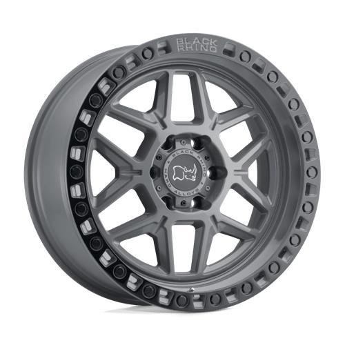 KELSO BATTLESHIP GRAY W/ BLACK RING 9x17 6/139,7 ET0 CB112,1 60°