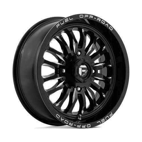 article_298888 D821 ARC UTV GLOSS BLACK MILLED 7x22 4/137 ET13 CB110,1 60°