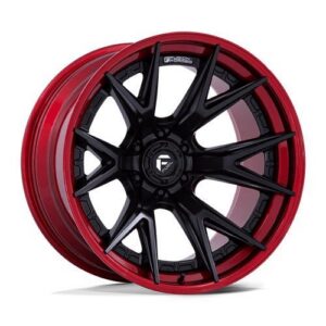 FC402 CATALYST MATTE BLACK W/ CANDY RED LIP 12x24 6/139,7 ET-44 CB106,1 60°