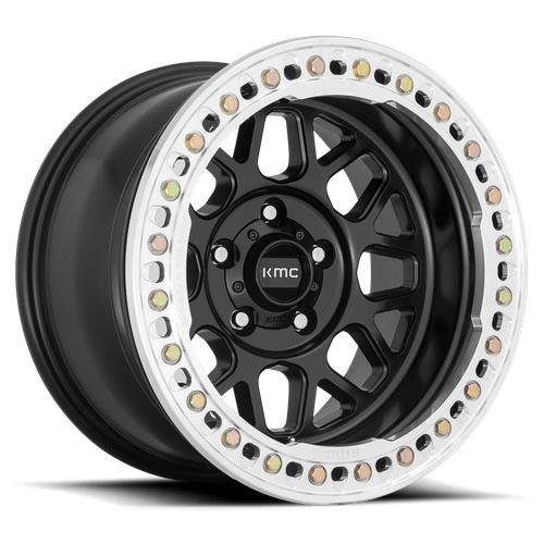 article_298897 KM235 GRENADE CRAWL BEADLOCK SATIN BLACK 9x18 8/165,1 ET10 CB125,1 60°