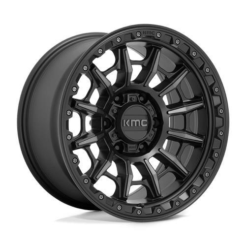 KM547 CARNAGE SATIN BLACK W/ GRAY TINT 8x16 6/139,7 ET0 CB106,1 60°